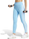 Essentials 3-stripes Women's Training Legging High Waisted Blue