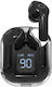 Esperanza EH238K In-ear Bluetooth Handsfree Ακουστικά με Θήκη Φόρτισης Μαύρα