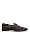 Leder Herren Mokassins in Braun Farbe