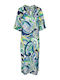 Forel Women's Maxi Caftan Beachwear Blue