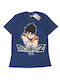 Toei Animation T-shirt Dragon Ball Navy Μπλε Βαμβακερό