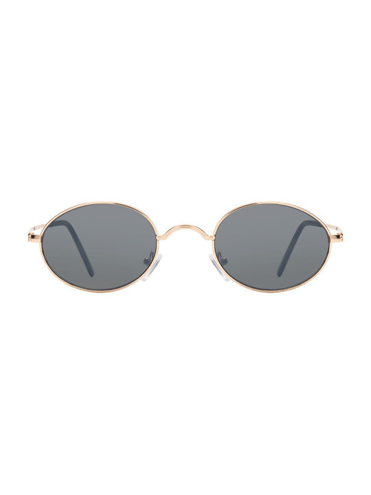 Orso Sunglasses with Gold Metal Frame and Gray Lens 04-7121-05