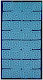 Aquablue Μαίανδρος Strandtuch Hellblau 76x152cm.