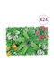 Decorative Artificial Flower Green 60cm 24pcs vidaXL