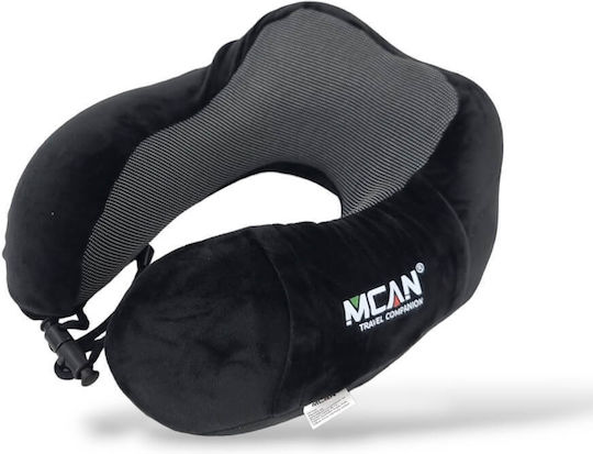 Mcan M-13 Μαξιλαράκι Ταξιδίου Μαξιλαράκι Memory Foam Μαύρο