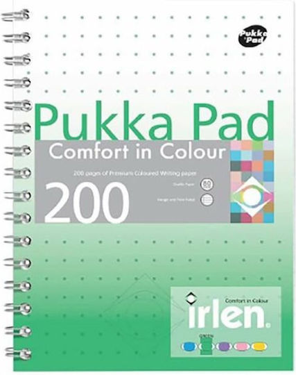 Pukka Pad Notebook Ruled A5 200 Sheets Green 1pcs