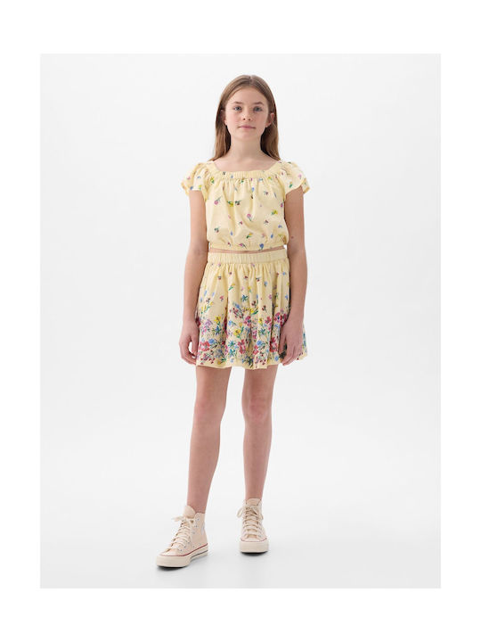 GAP Kinderrock Blumen Gelb