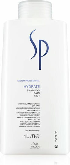 Wella SP Hydrate Σαμπουάν κατά της Ξηροδερμίας για Ξηρά Μαλλιά Μαλλιά 1000ml