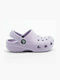 Crocs Παιδικά Σαμπό Θαλάσσης Classic Clog Λιλά