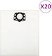 vidaXL Vacuum Cleaner Bags 20pcs Compatible with Karcher Vacuum