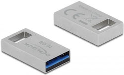 DeLock 16GB USB 2.0 Stick Γκρι