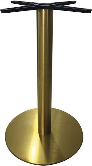 Woodwell Wilson Стойка за маса от Метал Gold Inox