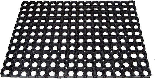 Ready Πατάκι Εισόδου από Καουτσούκ Μαύρο 50x80εκ. E-0529/BK Μαύρα