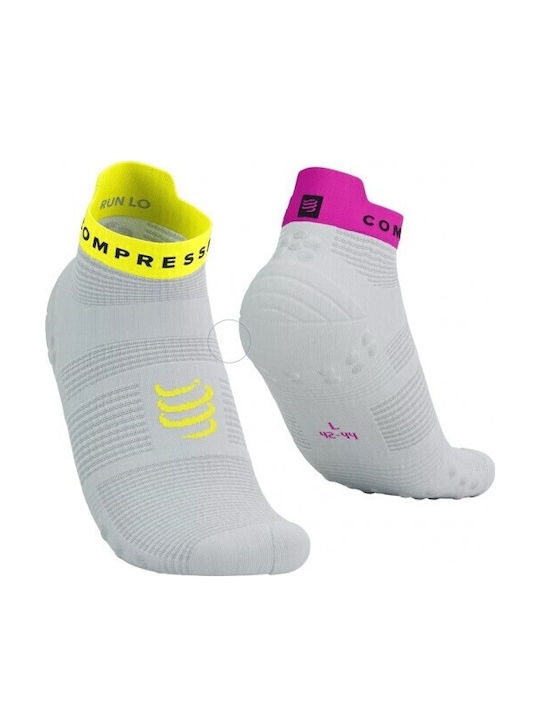 Compressport Racing Running Κάλτσες Λευκές 1 Ζε...