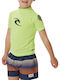 Rip Curl Costum de baie pentru copii Rashguard Lime