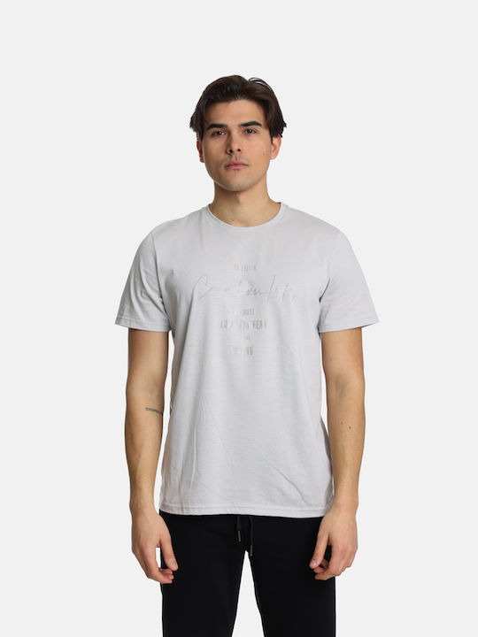 Paco & Co T-shirt Bărbătesc cu Mânecă Scurtă GRI