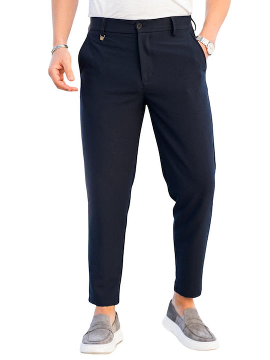Hose in Lockere Passform blue