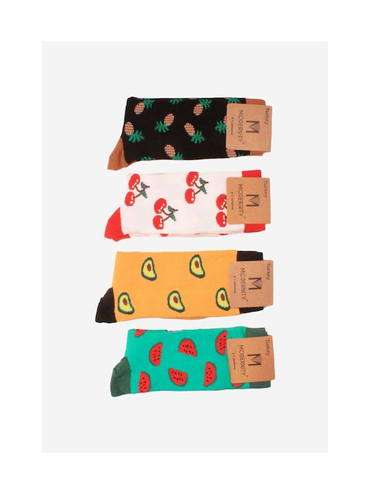 Modernity Γυναικείες Κάλτσες Πολύχρωμο 4Pack