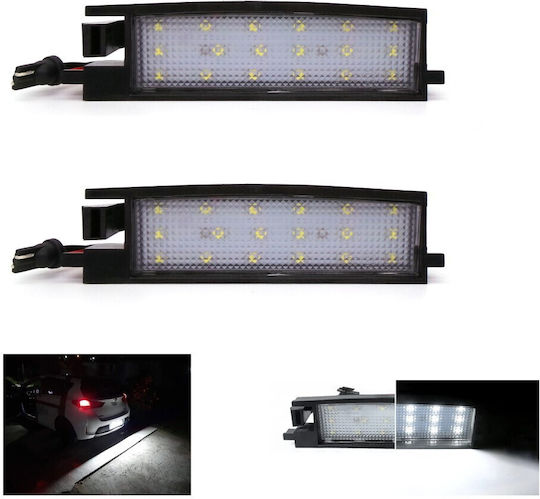 Toyota Rav 4, Auris, Yaris Led Registration Lights 2 Pcs