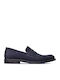 Men's Suede Moccasins Blue