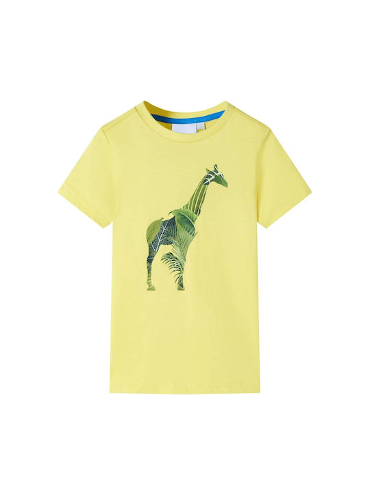 vidaXL Kids T-shirt Yellow