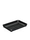 Nostik Nonstick Perforated Oven Baking Pan Crisper Multipurpose 18x28x3cm Black