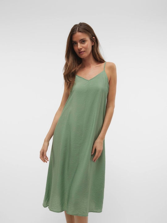 Vero Moda Midi Dress Green