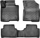 Carro Set of Front and Rear Mats 4pcs Tray Type for Kia Sorento 2021+ Black