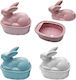 Ball Eggplant Rabbit 21x13x20cm Bunny S 932084