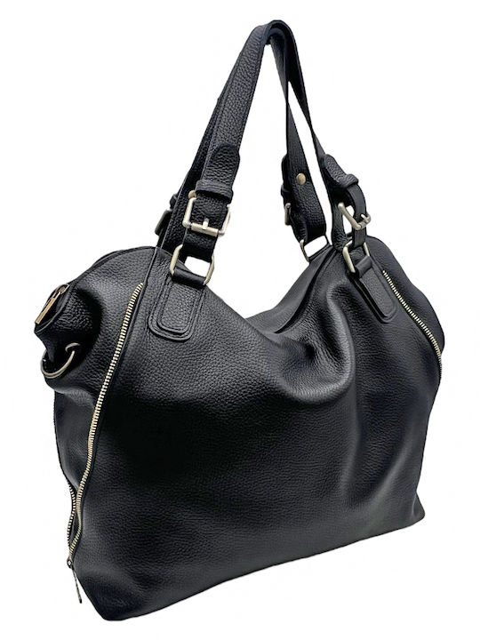 Savil Leather Women's Bag Hand Black