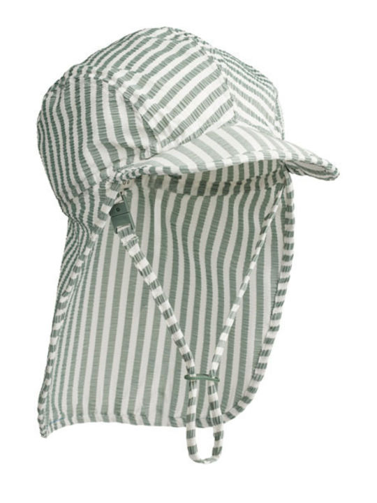 Children's Seersucker Stripe Hat Peppermint-cre...