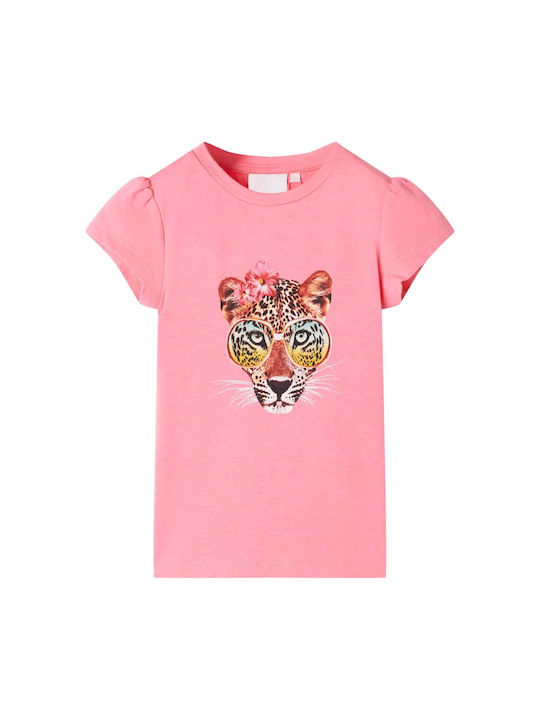 vidaXL Kids T-shirt Neon Pink