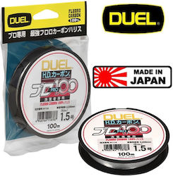 Duel Carbon Pro Angelschnüre Fluorocarbon Transparente 100m / 0.285mm