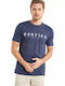 Nautica Herren T-Shirt Kurzarm Marineblau