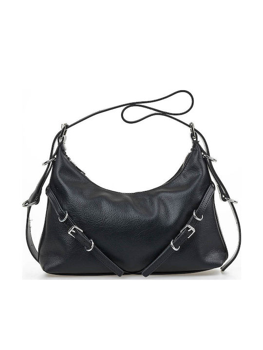 Verde Damentasche Schultertasche Schwarz