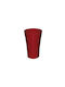 Marhome Decorative Vase Red 12x12x18.5cm