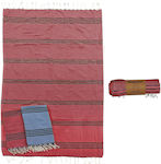 Summertiempo Beach Towel Pareo Red 180x90cm.