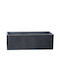 Marhome Fiber Clay Κασπώ Κεραμικό Γκρι 60x19x19εκ.