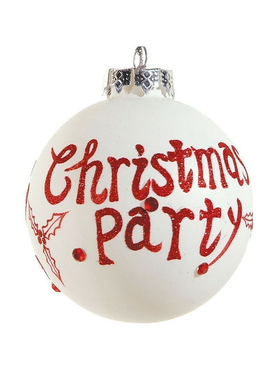 Christmas Glass Ball Christmas Party 8cm