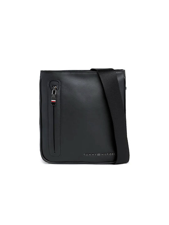 Tommy Hilfiger Modern Logo Small Crossover Bag-black Μαύρο (am0am12234-bds)