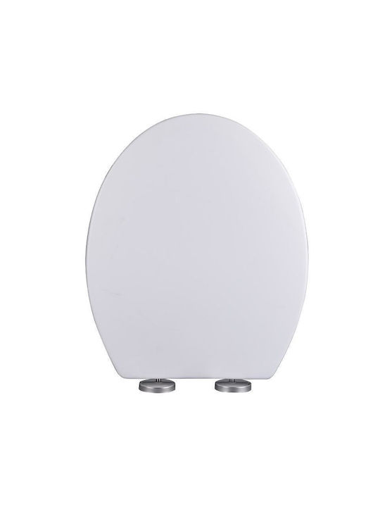 Ankor Plastic Soft Close Toilet Seat White 43cm