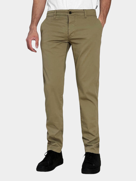 3Guys Pantaloni pentru bărbați Chino Open Khaki