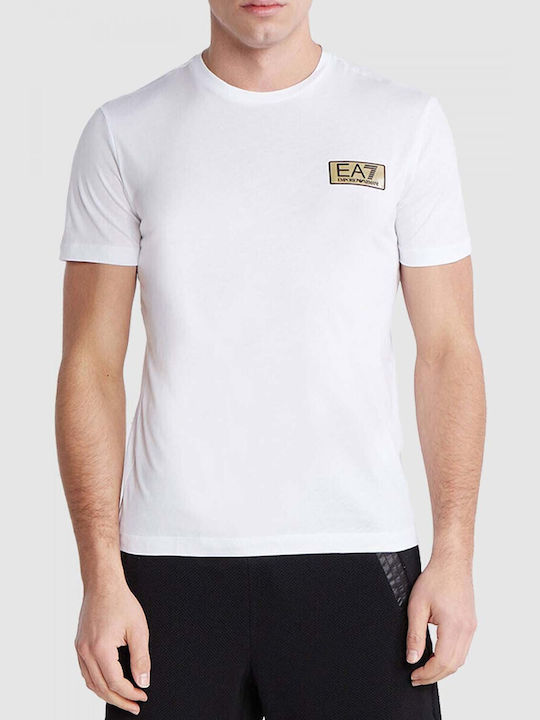 Emporio Armani Ανδρικό T-shirt Κοντομάνικο White