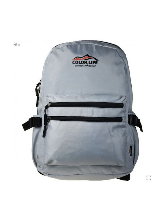 Σάκος Πλάτης 42χ32χ15cm Colorlife V8972 Grey Σάκος Πλάτης 42χ32χ15cm Colorlife V8972 Grey