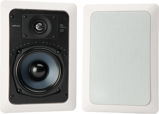 Polk Audio Rc 55i Εντοιχιζόμενο Ηχείο 100W (Τεμάχιο) Λευκό