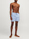 Jack & Jones Herren Badebekleidung Shorts Pacific Coast Ciel Gestreift