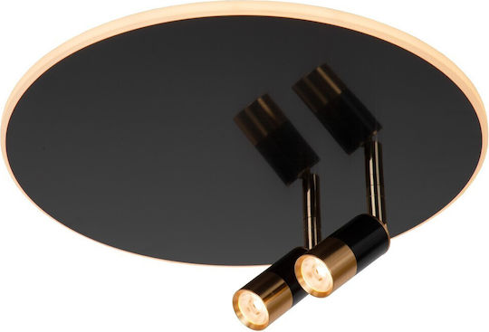 Lucide Lightning Single LED Warm White Spot in Black Color