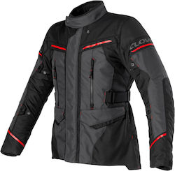 Μπουφάν Touring Clover Storm-4 Wp 1700 R/gra Γκρι Κόκκινο