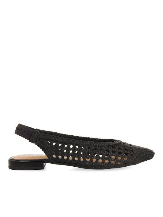 Gioseppo Leather Ballerinas Black