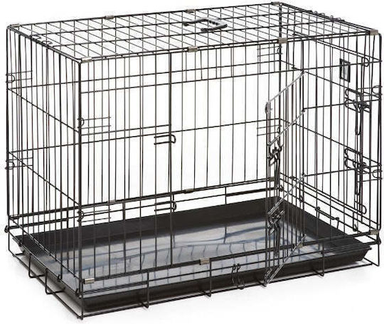MP Bergamo Dog Wire Crate with 2 Doors 108.5x70.5x77.5cm